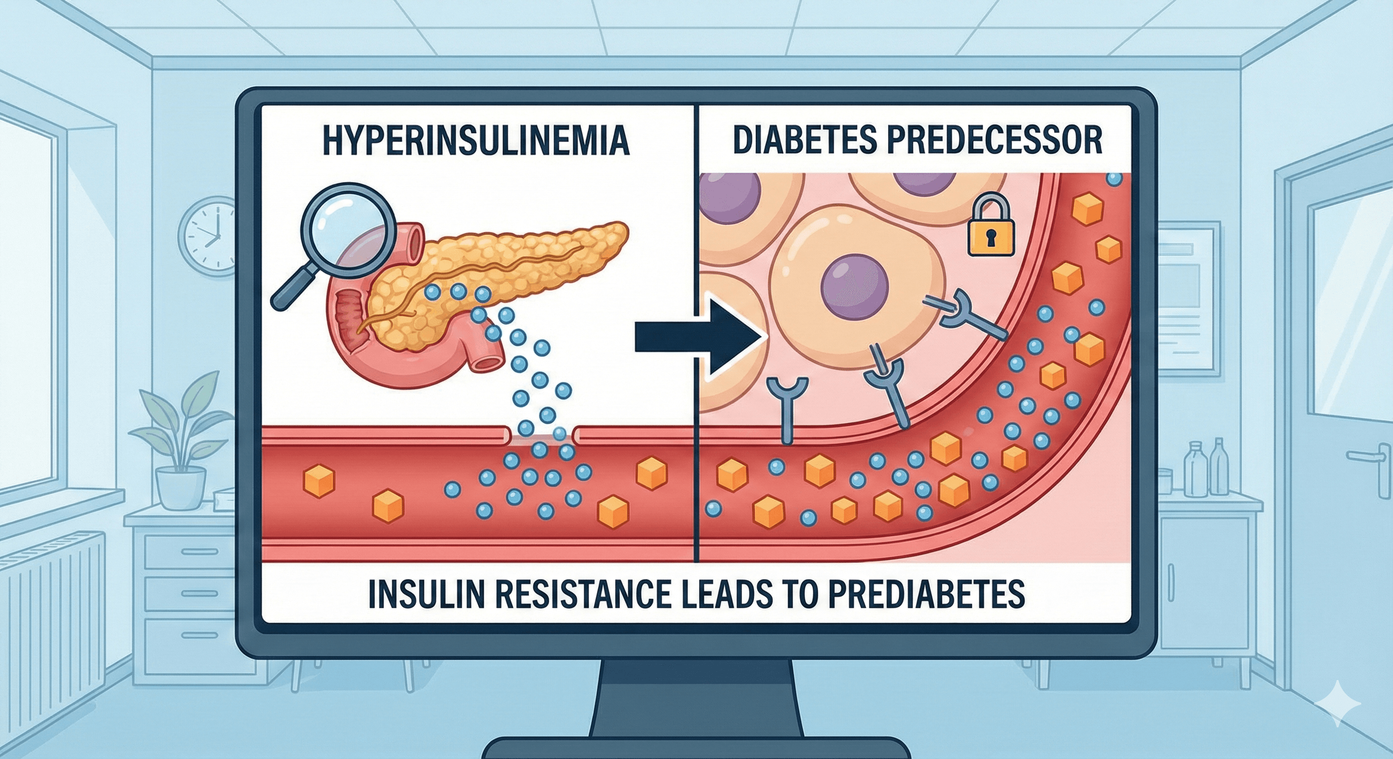 Hyperinsulinemia Diabetes Predecessor