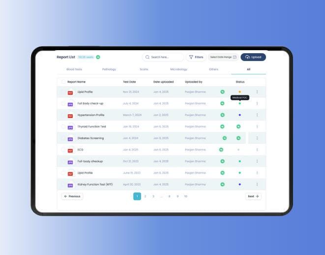 Join & bring medical records